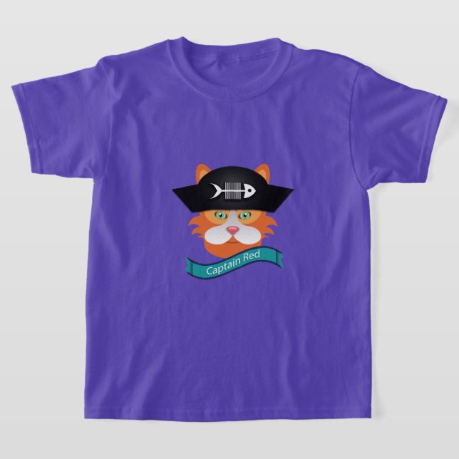 Captain Red - Kids' Basic T - Shirt (Ablage )