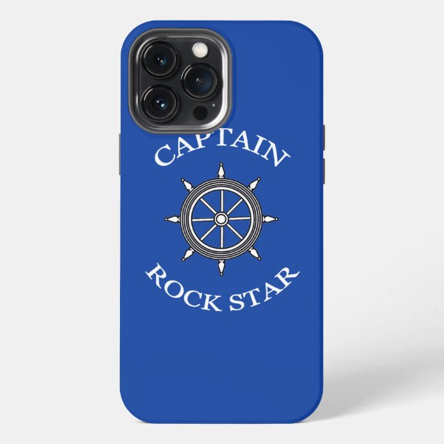 „Captain Rock Star“ iPhone 13 Pro Max Hülle (Rückseite)
