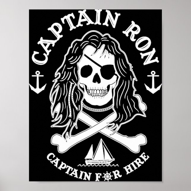 Captain Ron Captain for Hire Poster (Vorne)