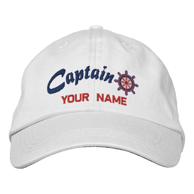 CAPTAIN Roue Casquette personnalisé (Devant)
