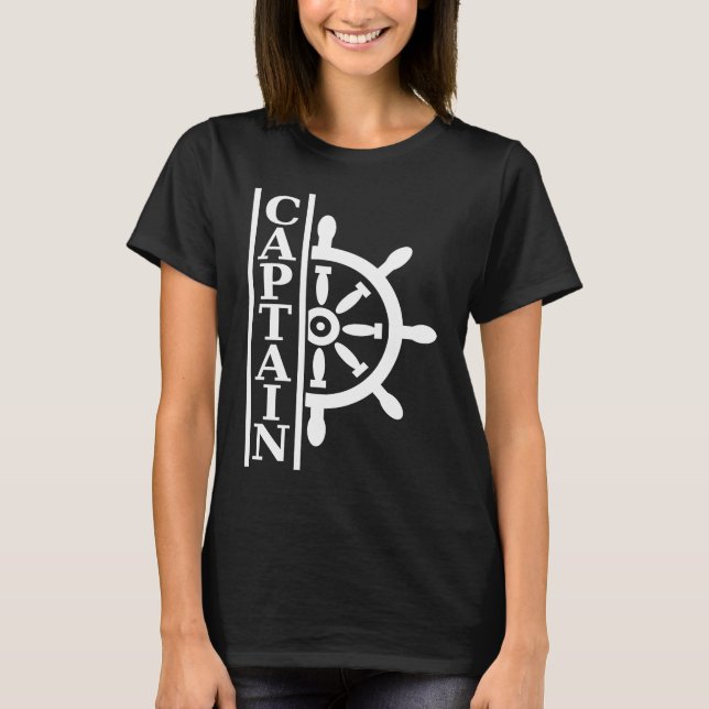 Captain Sailing Licence T-Shirt (Vorderseite)