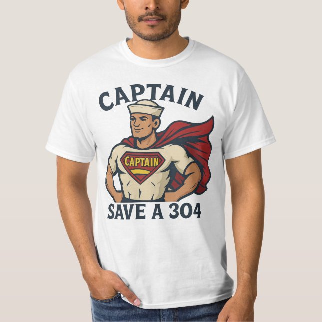 Captain Save A 304 - T-Shirt (Devant)