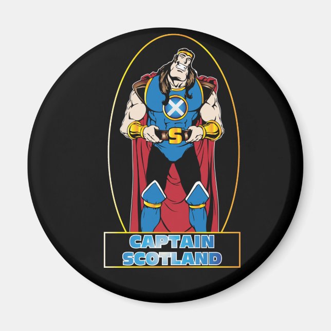 Captain Scotland Magnet (Vorne)