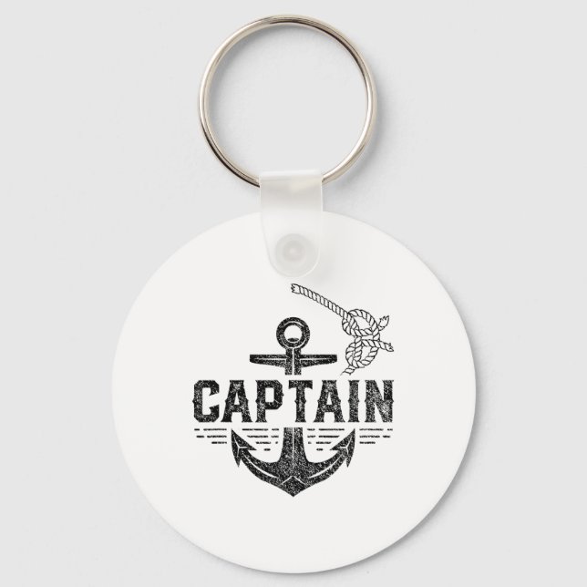 Captain Ship Boat Owner Skipper Lover  Schlüsselanhänger (Vorderseite)