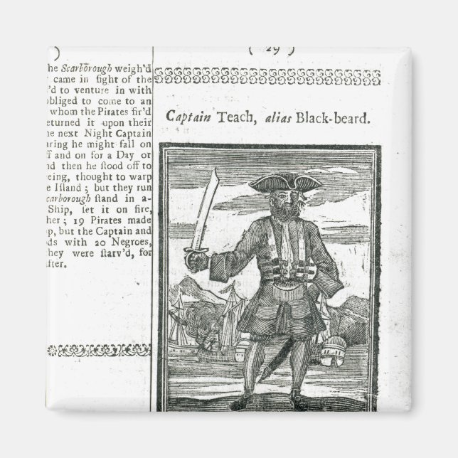 Captain Teach, Alias Black Beard Magnet (Vorne)