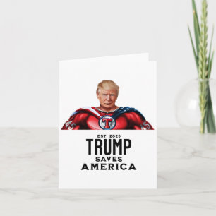 Captain Trump Rette Amerika Karte