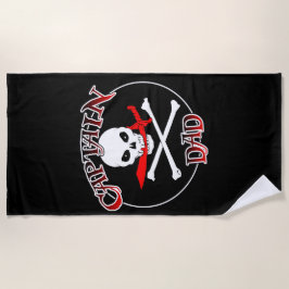 Captain Vater Beach Handtuch
