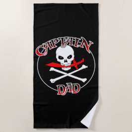 Captain Vater Beach Handtuch