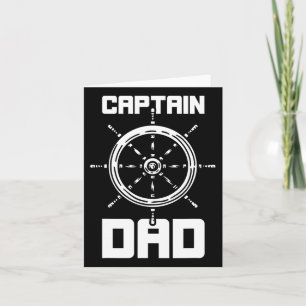 Captain Vater Bootschiff Yacht Vater Papa P Karte