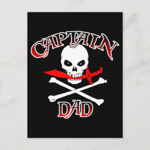 Captain Vater (Cutlass) Postkarte