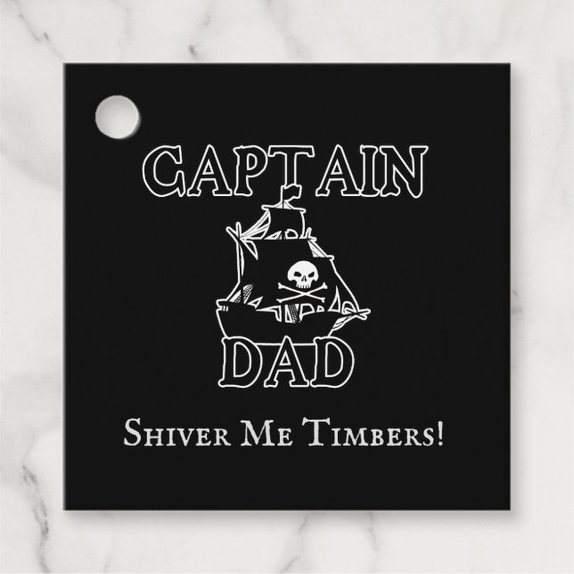 Captain Vater - Ghoful Galleon Geschenkanhänger (Vorderseite)