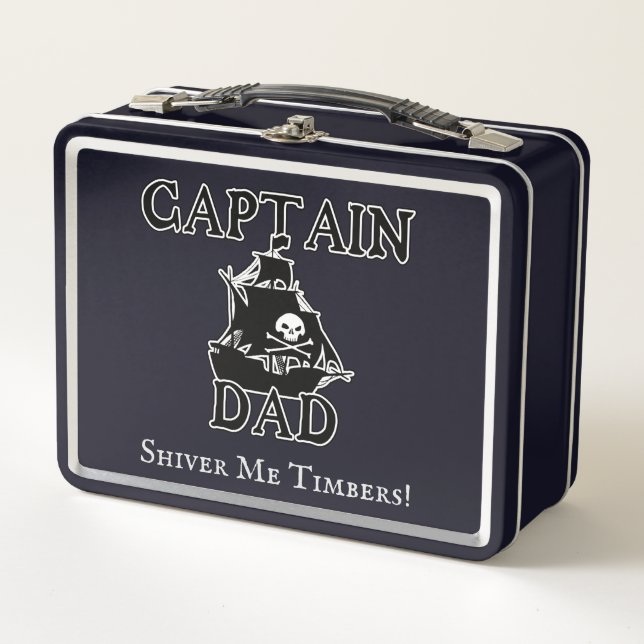 Captain Vater - Ghoful Galleon Metall Brotdose (Vorderseite)