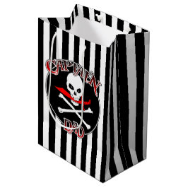 Captain Vater Gift Bag Mittlere Geschenktüte