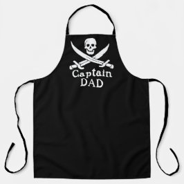 Captain Vater - Klassische All-over-Print-Schürze Schürze
