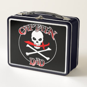 Captain Vater Metall Brotdose