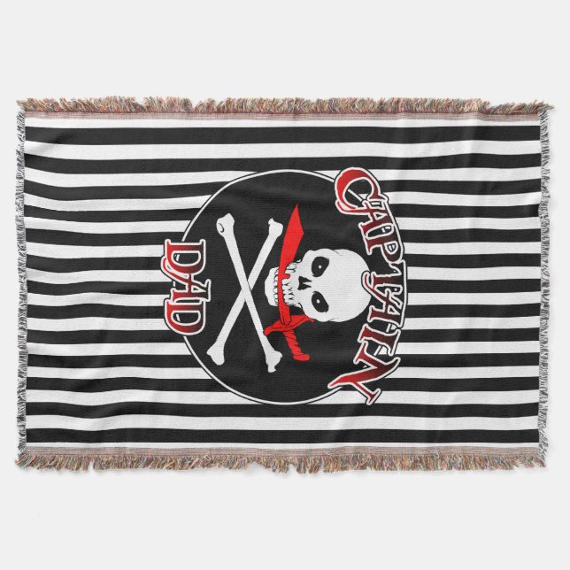 Captain Vater Throw Blanket Decke (Vorderseite)