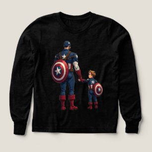 Captain Vater und Sidekick Son