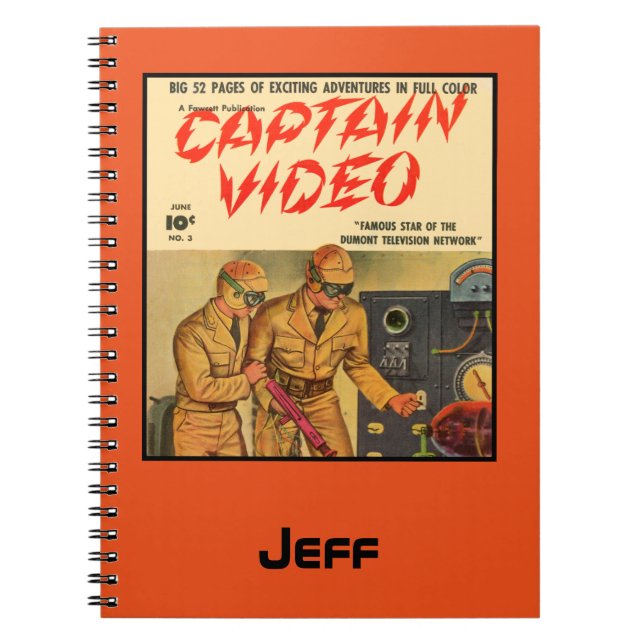 Captain Video Notizblock (Vorderseite)