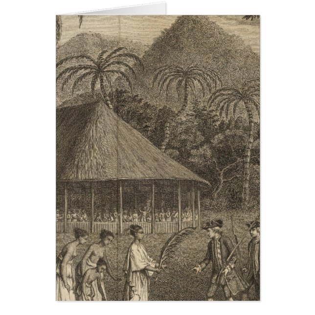 Captain Wallis und Tahitians (Vorne)