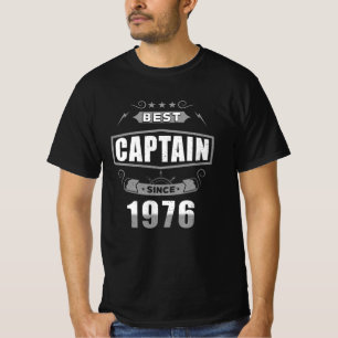 Captain's Birthday Best Captain seit 1976 T-Shirt