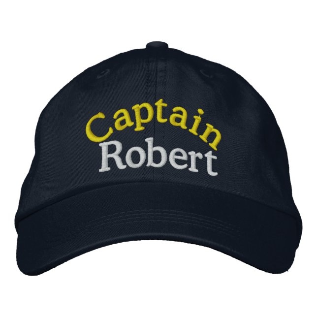 Captain's Cap by SRF Bestickte Kappe (Vorderseite)