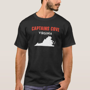 Captains Cove Virginia USA Staat America Travel Vi T-Shirt
