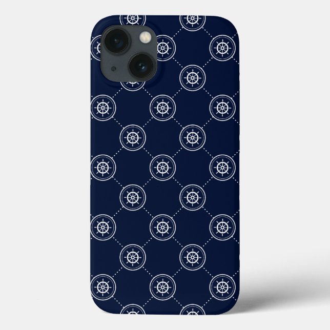 Captain's Wheel Pattern Case-Mate iPhone Hülle (Rückseite)