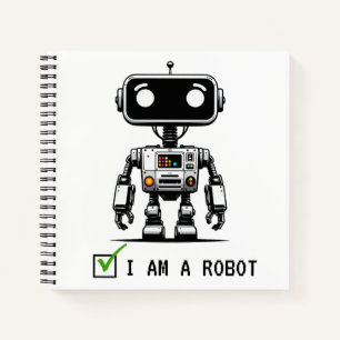 Captcha Robot - Ich bin ein Roboter Notizbuch