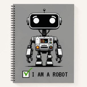Captcha Robot - Ich bin ein Roboter Notizbuch