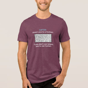 CAPTCHA: Sind Sie menschlich? Tri-Blend Shirt