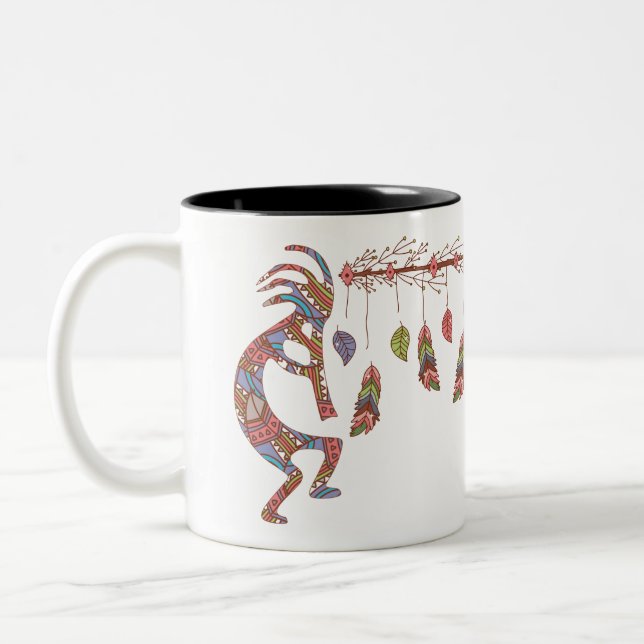 Capteur de rêve Kokopelli Mug à deux tons (Gauche)