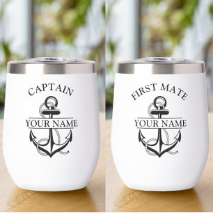 Capteur Isolé Nautique Premier Tumbler À Vin Mate