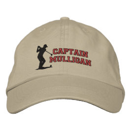 Caption Mulligan Stilvolles Golfer besticktes Desi Bestickte Baseballkappe