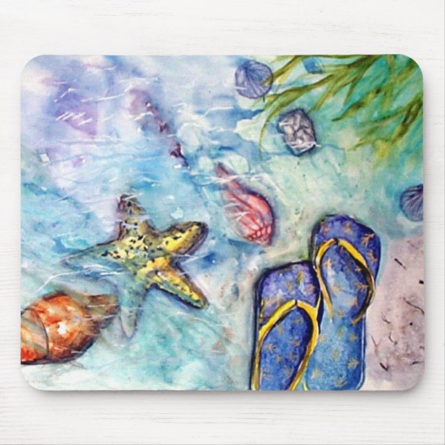 Captiva Insel-Erinnerungen Mousepad (Vorne)