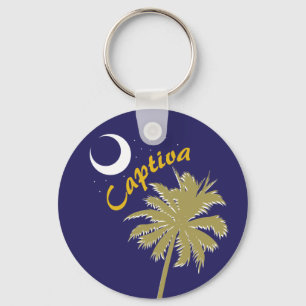 Captiva Insel-Nacht Schlüsselanhänger