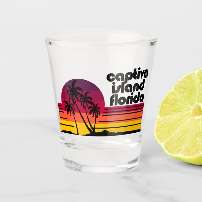 Captiva Island Florida Schnapsglas (Vorderseite)