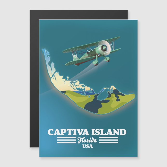 Captiva Island Florida USA Karte (Vorne/Hinten)