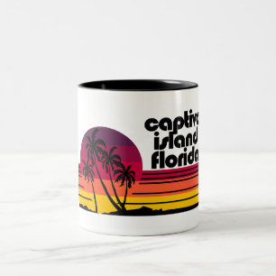 Captiva Island Florida Zweifarbige Tasse
