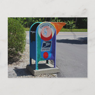 Captiva Island Mailbox - horizontal Postkarte