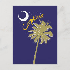 Captiva Island Night Postkarte