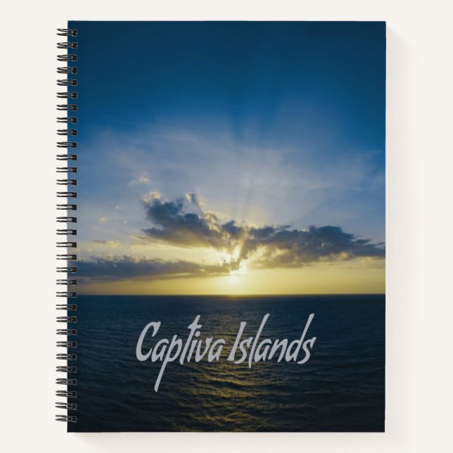 Captiva Islands Florida Notizbuch (Vorderseite)