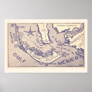 Captiva Sanibel 11x17 Druck Poster