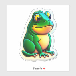 Captivant Stickers Grenouille pour égayer votre jo