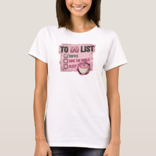 Captivating Pink KAFFEE ERST RETTE WELT Tee