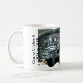 CAPTMOONBEAM Cessna Instrumentenbrett Zitat-II Kaffeetasse