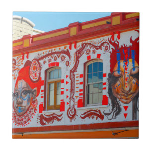 CapTown Cityscape Street Südafrika Fliese