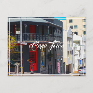 CapTown Cityscape Street Südafrika Postkarte