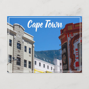 CapTown Cityscape Street Südafrika Postkarte