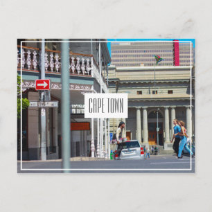 CapTown Cityscape Street Südafrika Postkarte