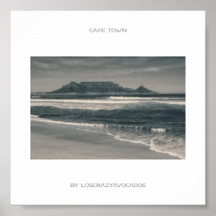 Captown Table Mountain Beach Poster